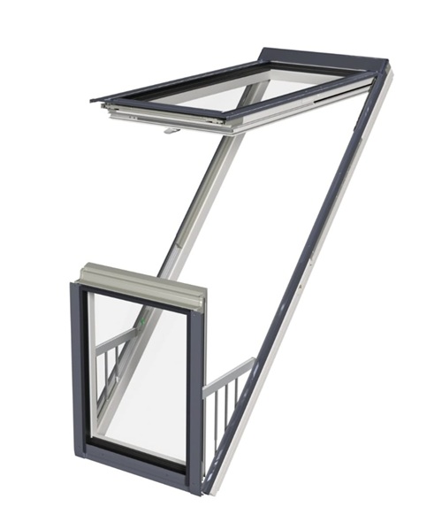 Balkona logi  Fakro Galeria FGU-V P50 78x255cm