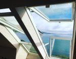 PVC balkona logi  Fakro Galeria FGU-V P50 78x255cm - Image 2